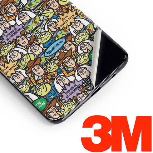 Disney Toy Story Characters Collage Pattern Galaxy S10 Skin
