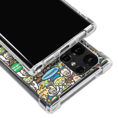 Disney Toy Story Characters Collage Pattern Galaxy S23 Ultra Clear Case