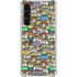 Disney Toy Story Characters Collage Pattern Galaxy S24 FE Clear Case