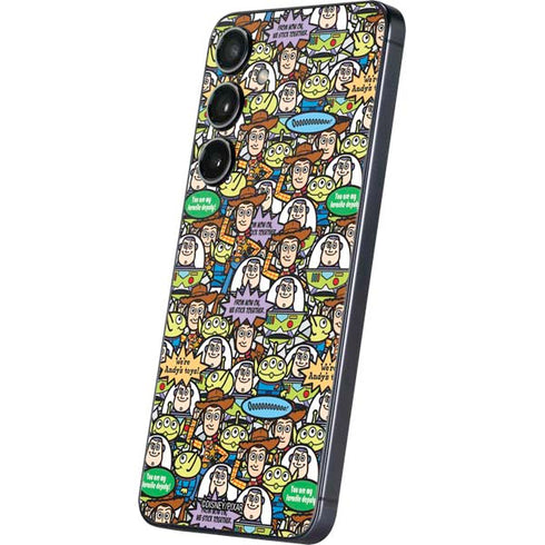 Disney Toy Story Characters Collage Pattern Galaxy S25 Plus Skin