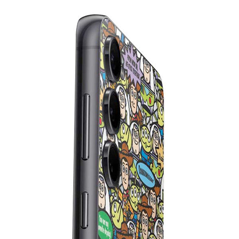 Disney Toy Story Characters Collage Pattern Galaxy S25 Plus Skin