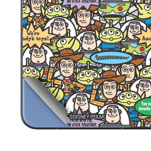 Disney Toy Story Characters Collage Pattern Galaxy Z Fold5 5G Skin