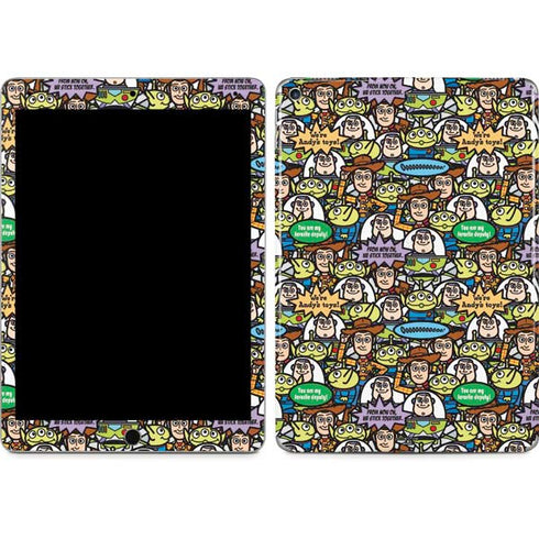 Disney Toy Story Characters Collage Pattern iPad Skins