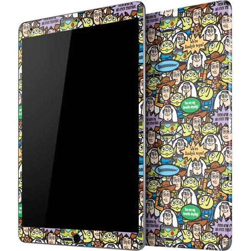 Disney Toy Story Characters Collage Pattern iPad Skins