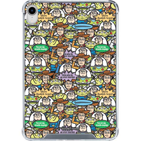 Disney Toy Story Characters Collage Pattern iPad 11th Gen (2025) Clear Case