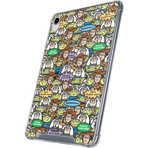 Disney Toy Story Characters Collage Pattern iPad 11th Gen (2025) Clear Case