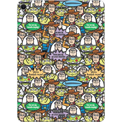 Disney Toy Story Characters Collage Pattern Apple iPad Air Skin
