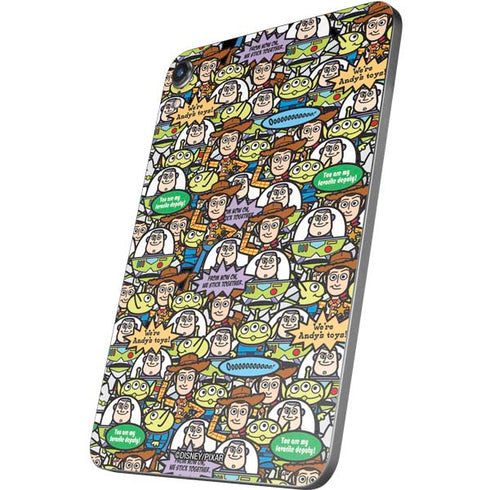 Disney Toy Story Characters Collage Pattern Apple iPad Mini Skin