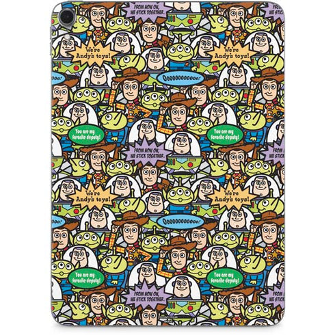 Disney Toy Story Characters Collage Pattern Apple iPad Pro Skin
