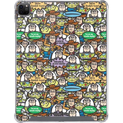 Disney Toy Story Characters Collage Pattern iPad Cases
