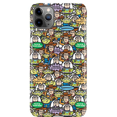 Disney Toy Story Characters Collage Pattern iPhone Cases