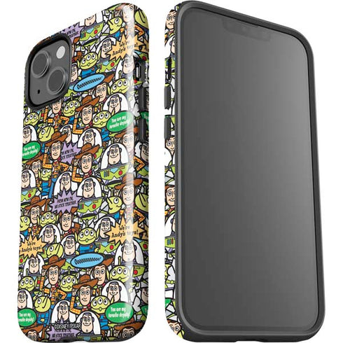 Disney Toy Story Characters Collage Pattern iPhone 15 Impact Case