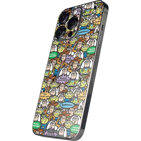 Disney Toy Story Characters Collage Pattern iPhone 16 Pro Max Skin
