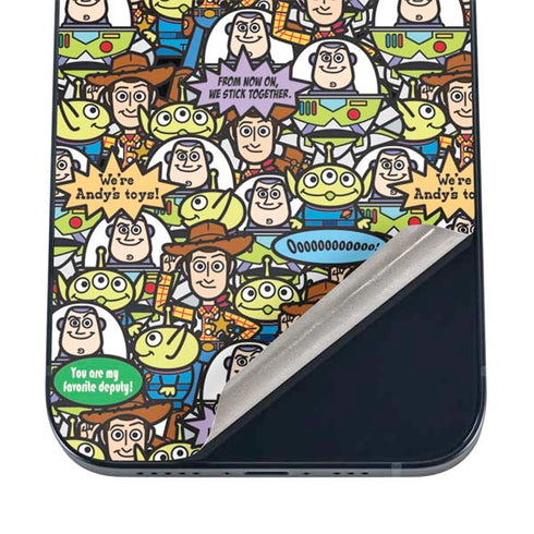 Disney Toy Story Characters Collage Pattern iPhone 16 Skin