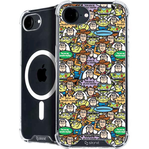 Disney Toy Story Characters Collage Pattern iPhone 16e MagSafe Case