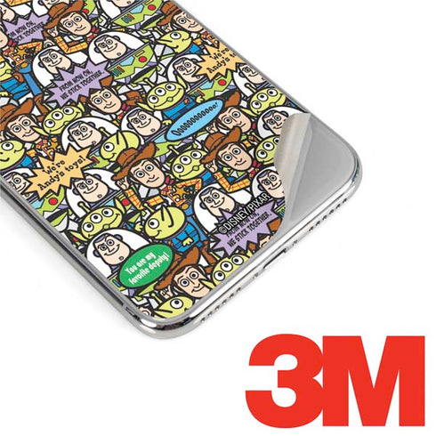 Disney Toy Story Characters Collage Pattern iPhone XS Max Skin