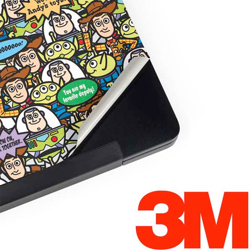 Disney Toy Story Characters Collage Pattern Dell Latitude Skin