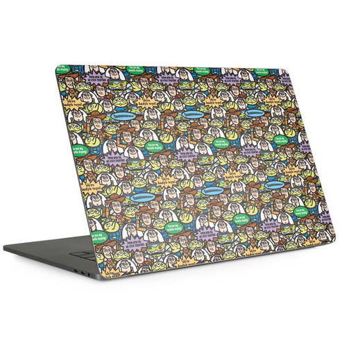 Disney Toy Story Characters Collage Pattern MacBook Skins