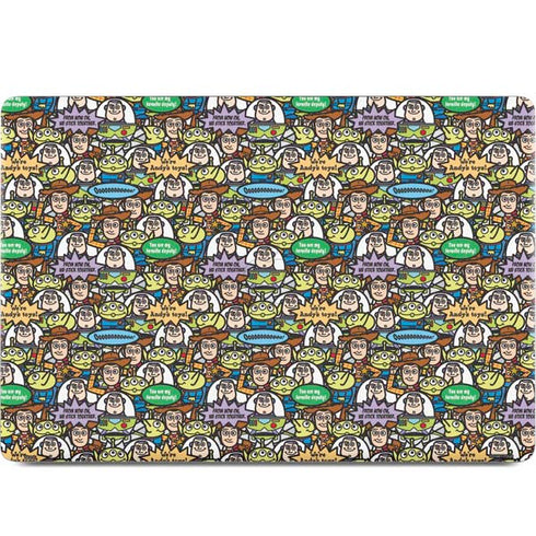 Disney Toy Story Characters Collage Pattern MacBook Skins