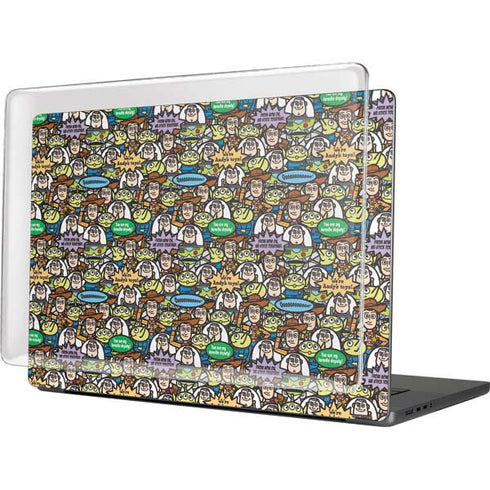 Disney Toy Story Characters Collage Pattern MacBook Cases