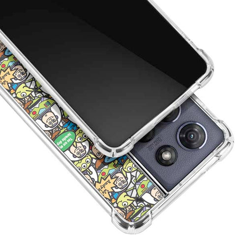 Disney Toy Story Characters Collage Pattern Moto G Power 5G (2025) Clear Case
