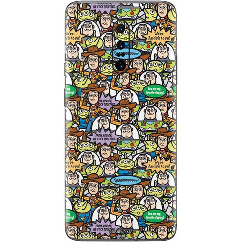 Disney Toy Story Characters Collage Pattern OnePlus 7 Pro Skin
