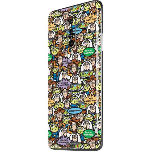 Disney Toy Story Characters Collage Pattern OnePlus 7 Pro Skin