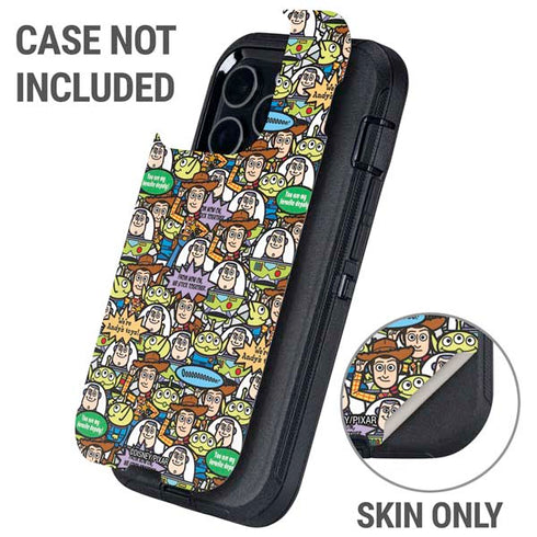 Disney Toy Story Characters Collage Pattern Otterbox Defender iPhone Skin