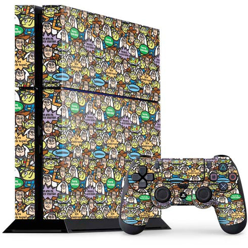 Disney Toy Story Characters Collage Pattern PlayStation PS4 Skins
