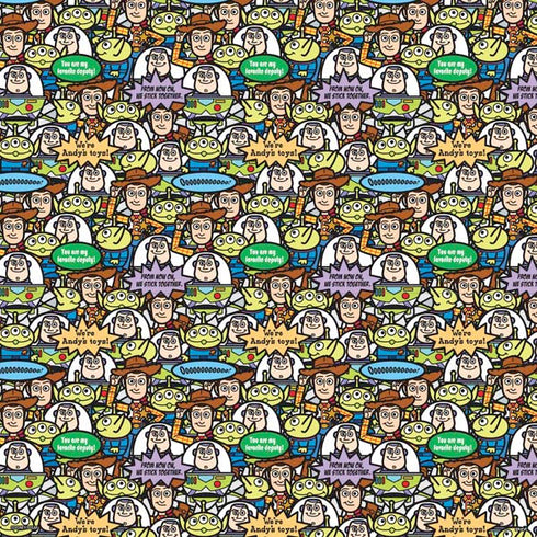 Disney Toy Story Characters Collage Pattern PS4 Console Skin