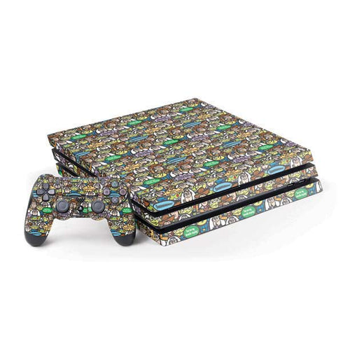 Disney Toy Story Characters Collage Pattern PS4 Pro Bundle Skin