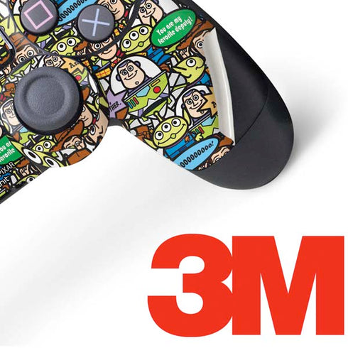 Disney Toy Story Characters Collage Pattern PS4 Pro/Slim Controller Skin
