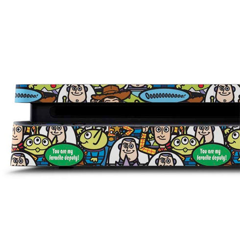 Disney Toy Story Characters Collage Pattern PS4 Slim Skin