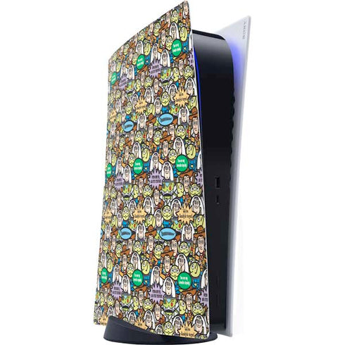 Disney Toy Story Characters Collage Pattern PlayStation PS5 Skins