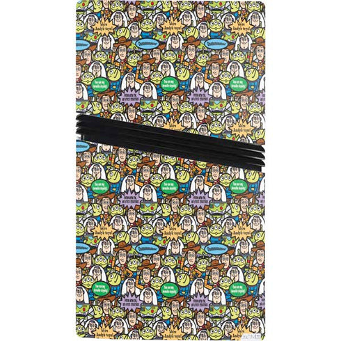 Disney Toy Story Characters Collage Pattern PS5 Pro Bundle Skin