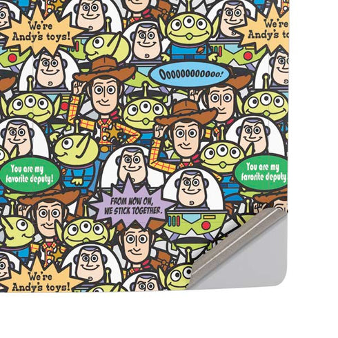Disney Toy Story Characters Collage Pattern PS5 Pro Disk Console Skin