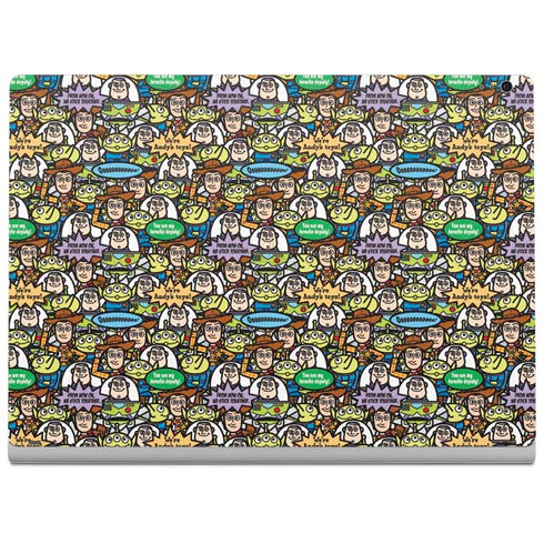 Disney Toy Story Characters Collage Pattern Surface Book 2 13.5in Skin