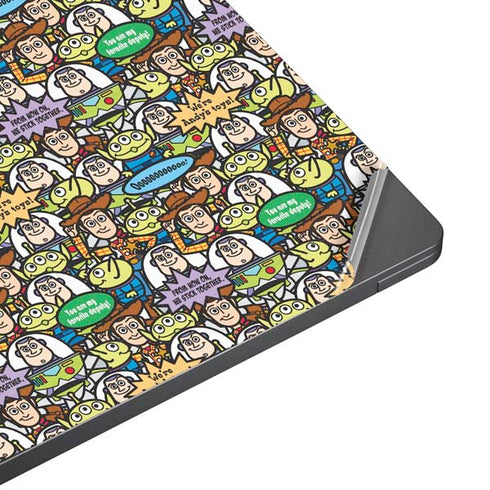 Disney Toy Story Characters Collage Pattern Surface Laptop 7 15in Skin