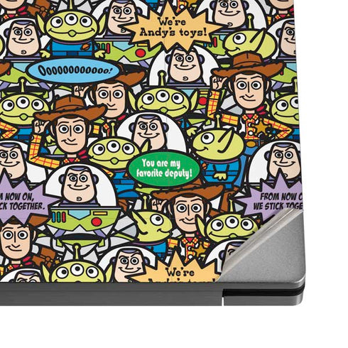 Disney Toy Story Characters Collage Pattern Dell XPS Skin