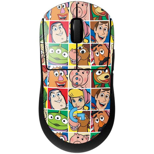 Disney Toy Story Characters Collage faces G Pro Wireless Gaming Mouse Skin