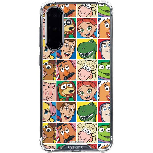Disney Toy Story Characters Collage faces Galaxy A36 5G Clear Case