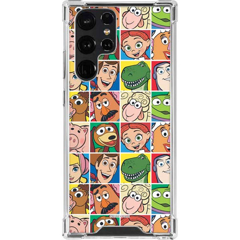 Disney Toy Story Characters Collage faces Galaxy S23 Ultra Clear Case