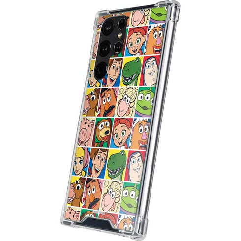 Disney Toy Story Characters Collage faces Galaxy S23 Ultra Clear Case