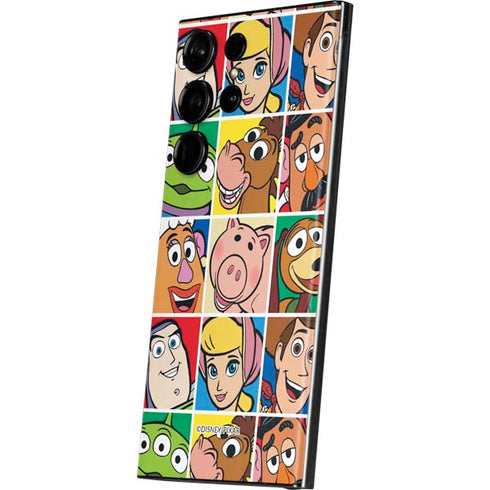 Disney Toy Story Characters Collage faces Galaxy Skins