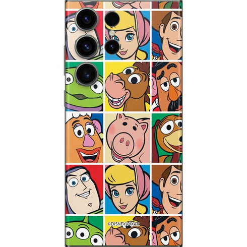 Disney Toy Story Characters Collage faces Galaxy Skins