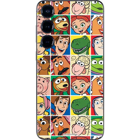 Disney Toy Story Characters Collage faces Galaxy S24 Plus Skin