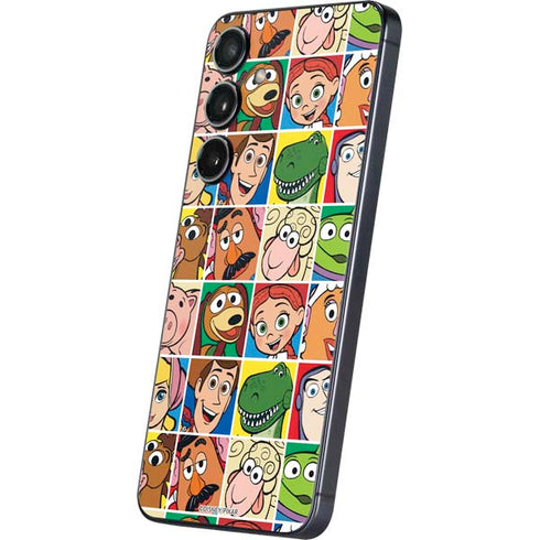 Disney Toy Story Characters Collage faces Galaxy S24 Plus Skin
