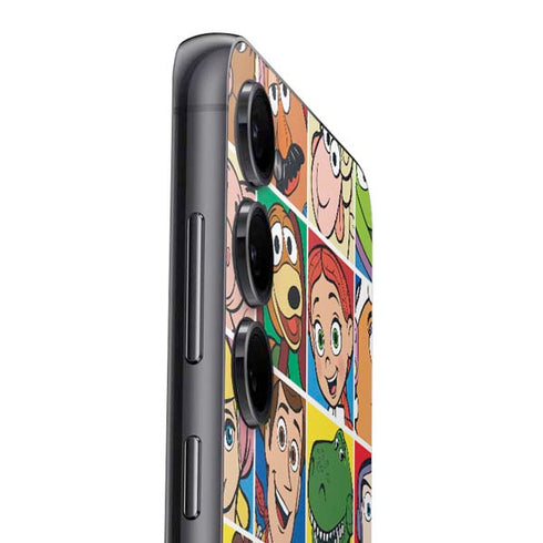 Disney Toy Story Characters Collage faces Galaxy S24 Plus Skin