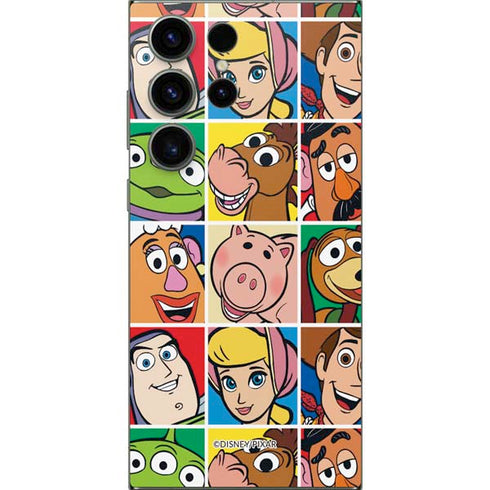 Disney Toy Story Characters Collage faces Galaxy S25 Ultra Skin