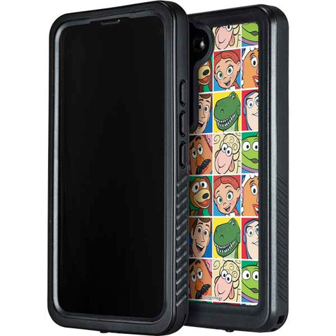 Disney Toy Story Characters Collage faces Galaxy S24 Waterproof Case